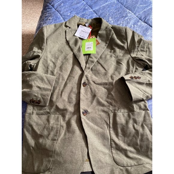 Houston White Adult Textured Blazer Dark Green Medium - Picture 5 of 9